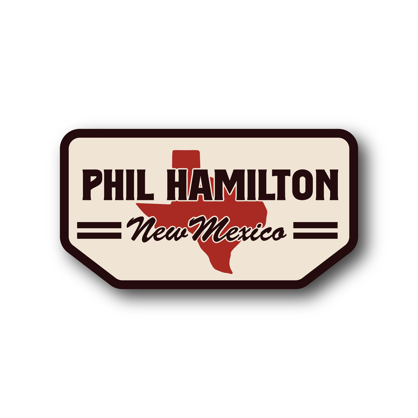 Phil Hamilton New Mexico Sticker